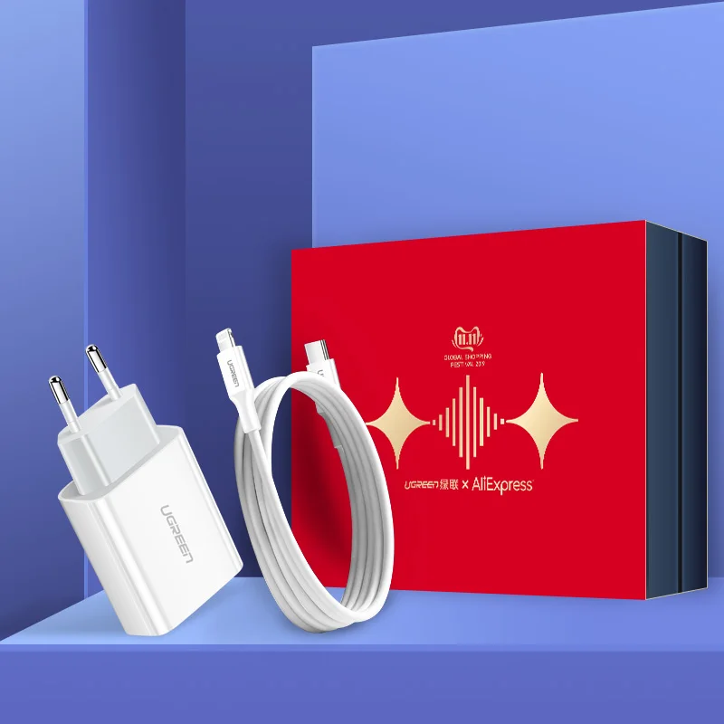 Ugreen Qualcomm Быстрая Зарядка 3.0 4 Порта Smart Мобильный Телефон Зарядное Устройство USB