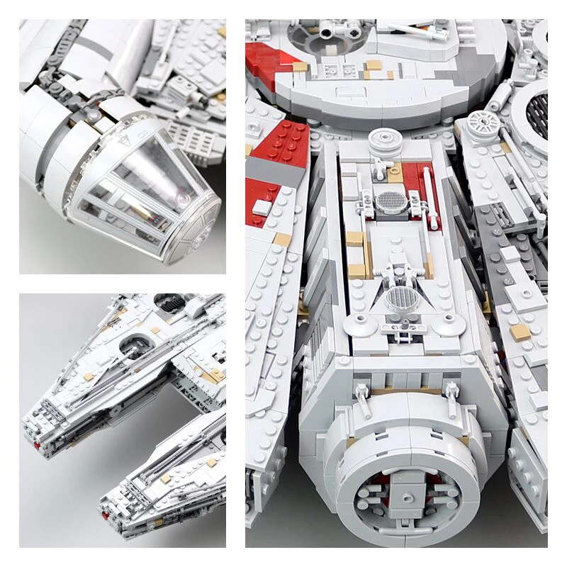 

New LepinBlocks 81085 Falcon Compatible Star Plan 05132 75192 Building Bricks Educational Toy Birthdays Gifts