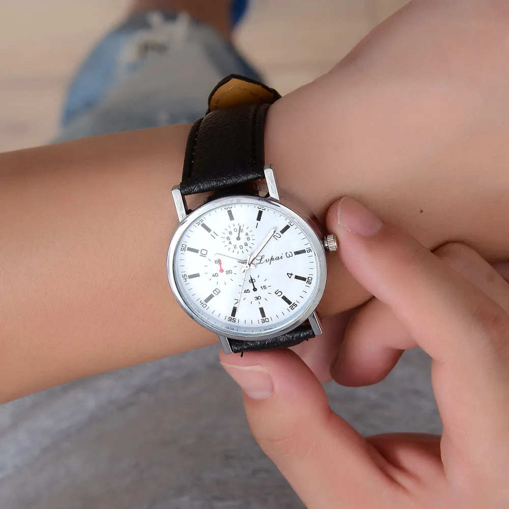 

Advanced Brand Unisex Fashion Mesh Military Watches Matte Leather Band Black Dial Analog Quartz Analog Watches Clock Gifts 2021