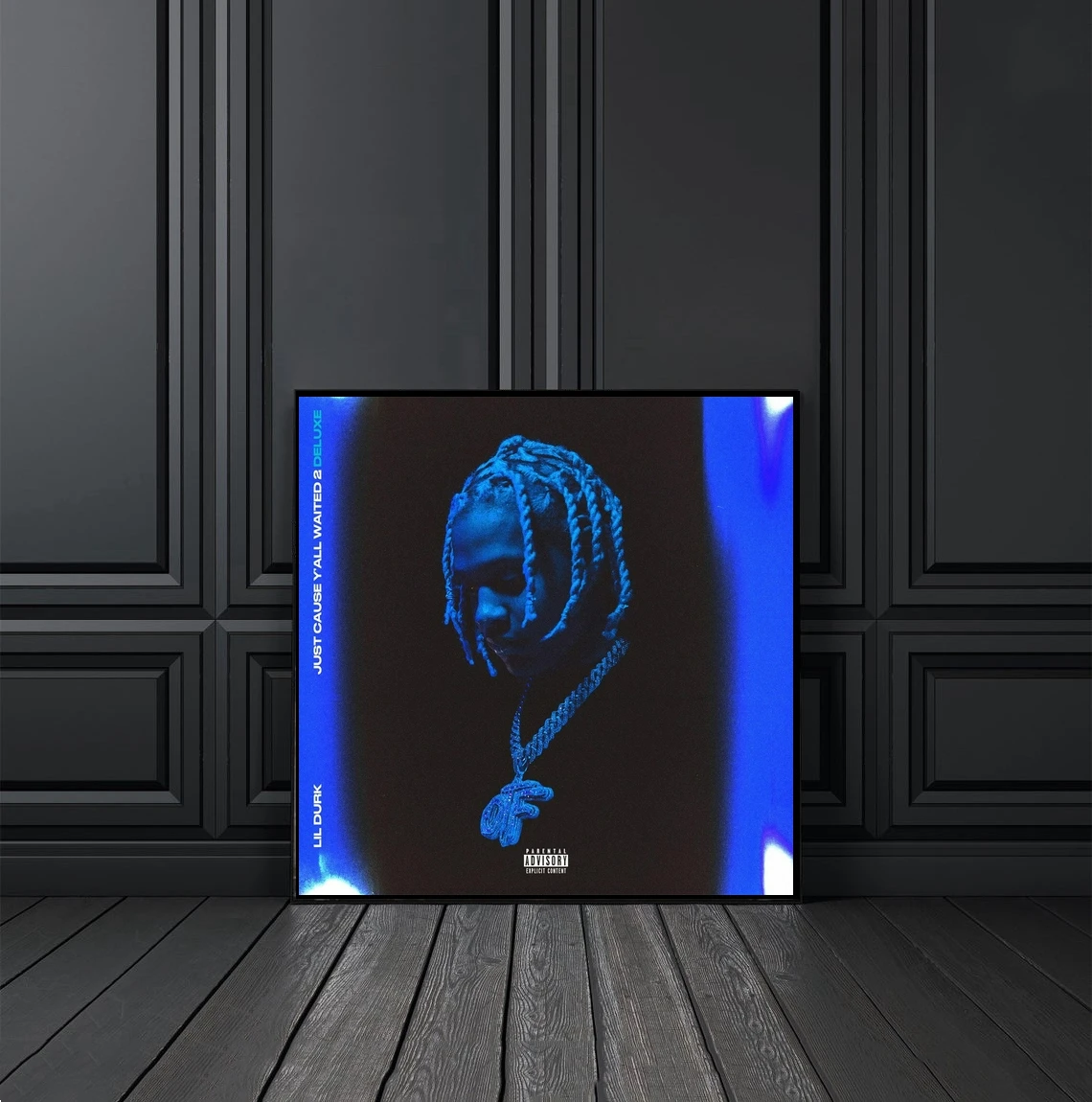 

Lil Durk Just Cause Y'all Waited Music Album Cover Poster Canvas Print Rap Hip Hop Music Star Singer Wall Painting Decoration