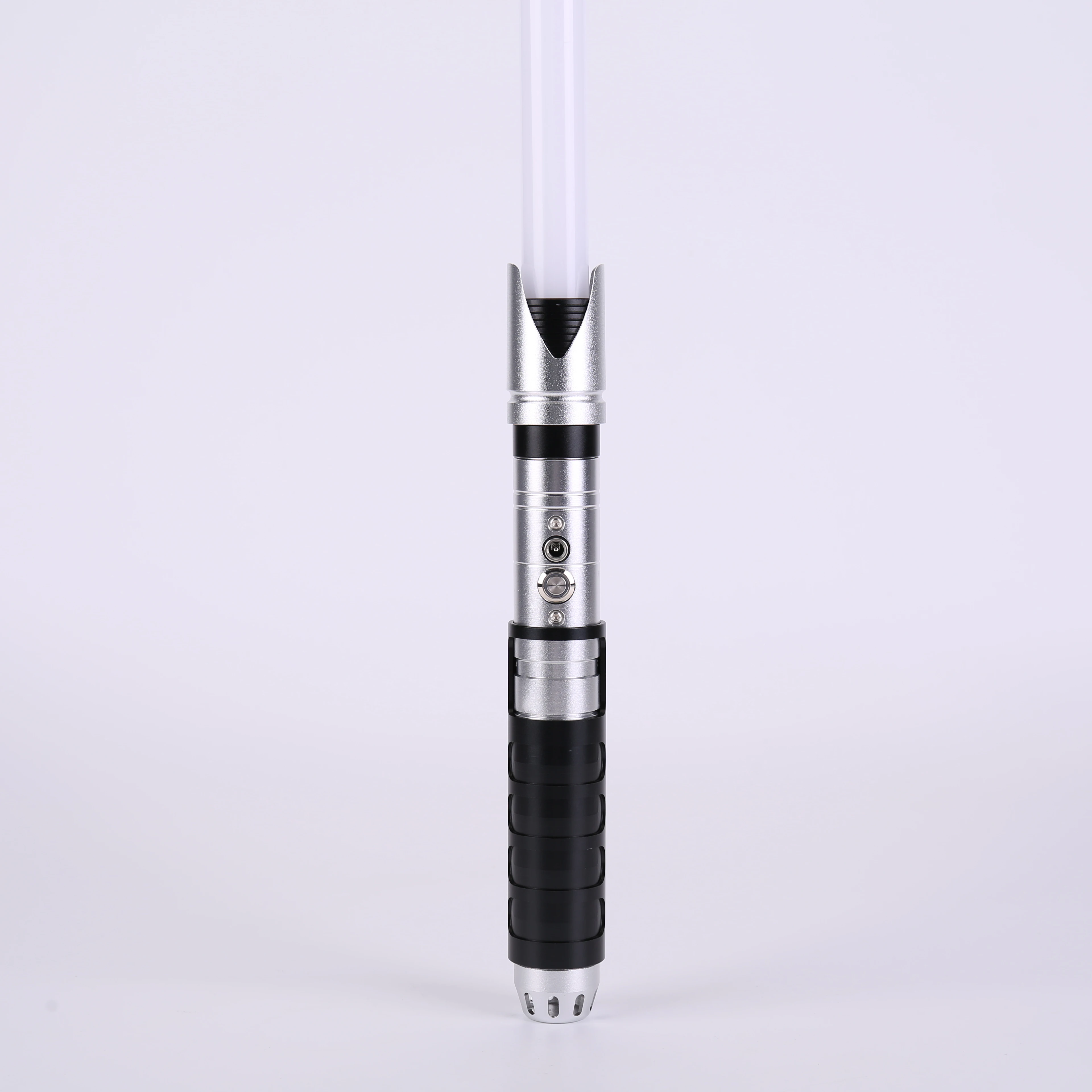 

SaberFeast Argo Lightsaber RGB Heavy Dueling Sword 6 Soundfonts with 1 Inch Removable Metal Handle for Christmas Gift Toy-TS011
