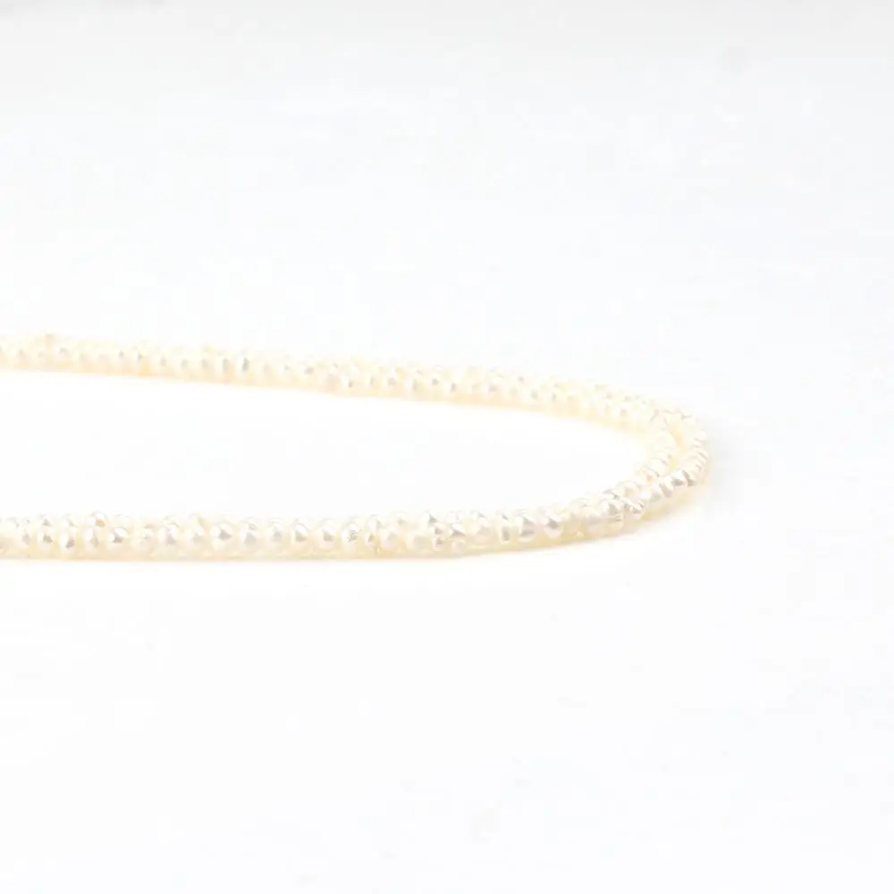 Круглые бусины из натурального белого пресноводного жемчуга 2 5-3 мм свободные