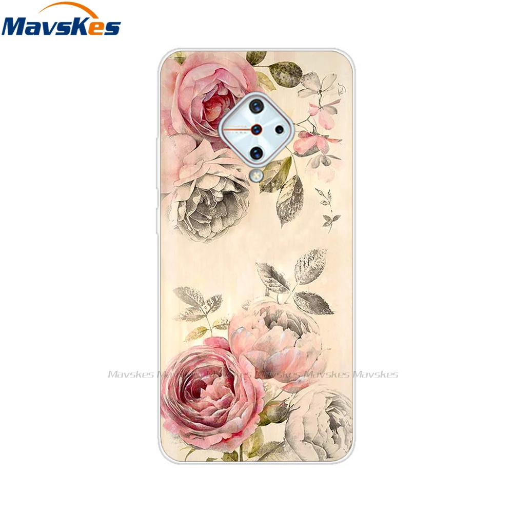 Чехол для Vivo V17 6 38 дюйма мягкая задняя крышка из ТПУ Россия чехол V 17 V1945A V1945T