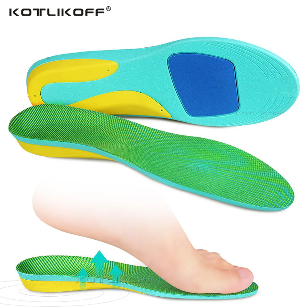 Спортивная стелька из искусственной кожи KOTLIKOFF для обуви подходит стопы с