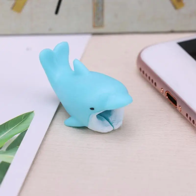 Защита кабеля для передачи данных с милыми мультяшными животными защитный чехол