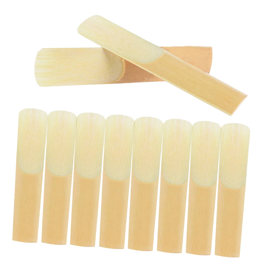 

10 Pieces Saxophone Reeds 2.5 For Alto Saxophone Bands Alto Accessory Parts