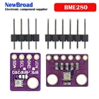 BME280 3,3 В 5 в цифровой датчик температуры и влажности Модуль датчика барометрического давления I2C SPI 1,8-5 в модуль датчика BME280