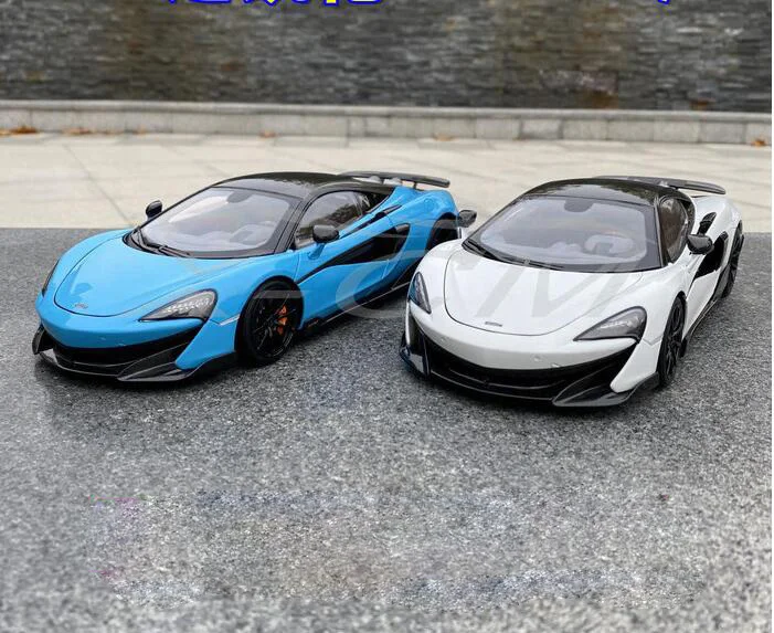 

Новые модели автомобилей Mclaren 600LT 1:18, литая модель, игрушки для мальчиков и девочек, коллекция, синий: белый: Оранжевый металл, пластик