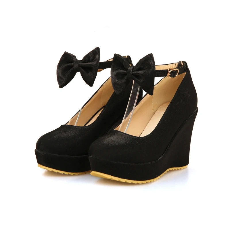 AGODOR/женские туфли на высоком каблуке Модные женские лодочки танкетке с пряжкой и