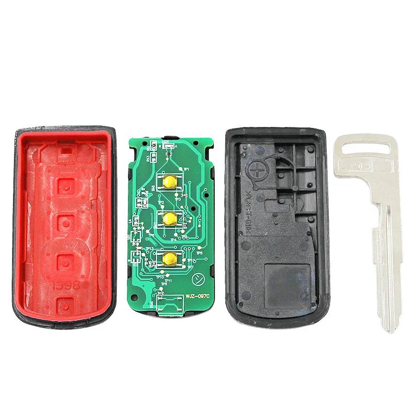 3 кнопочный флуоресцентный чип PCF7952 для Mitsubishi Lancer Outlander ASX (с аварийным ключом)|Ключ