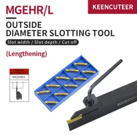 mgehr202025253232 345 grooving turning tool mgmn carbide insert lengthen mgehr straight shank external tool holder lathe bar