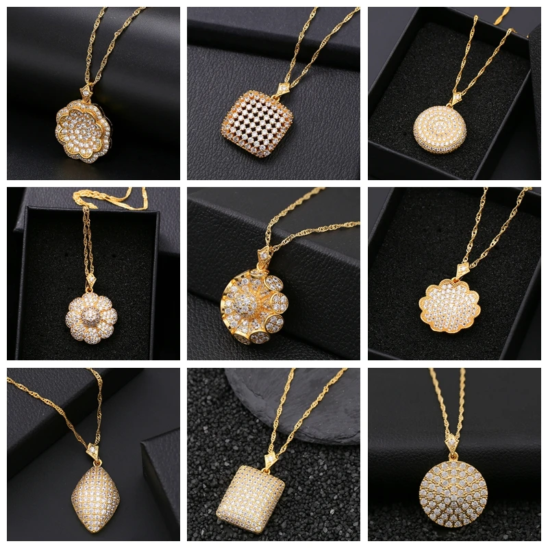 Ожерелье Naszyjnik из меди и золота подвески простое геометрическое свадебное