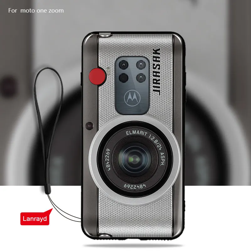 Для Motorola Moto One Zoom чехол силиконовый мультяшный мягкий s для Coque funda Pro Бампер |
