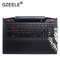 gzeele new palmrest for lenovo ideapad y700 y700 15 y700 15isk y700 15acz keyboard with backlit bezel upper cover touchpad us
