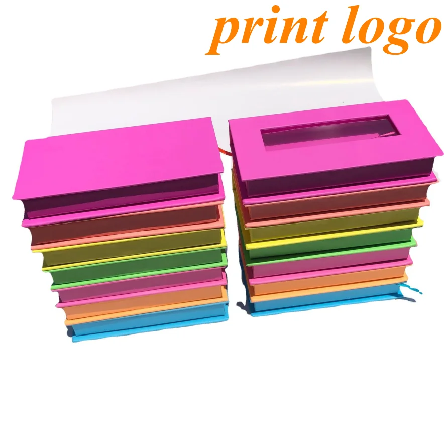 Норковые ресницы оптовая продажа внешний вид товара упаковочные коробки цветные