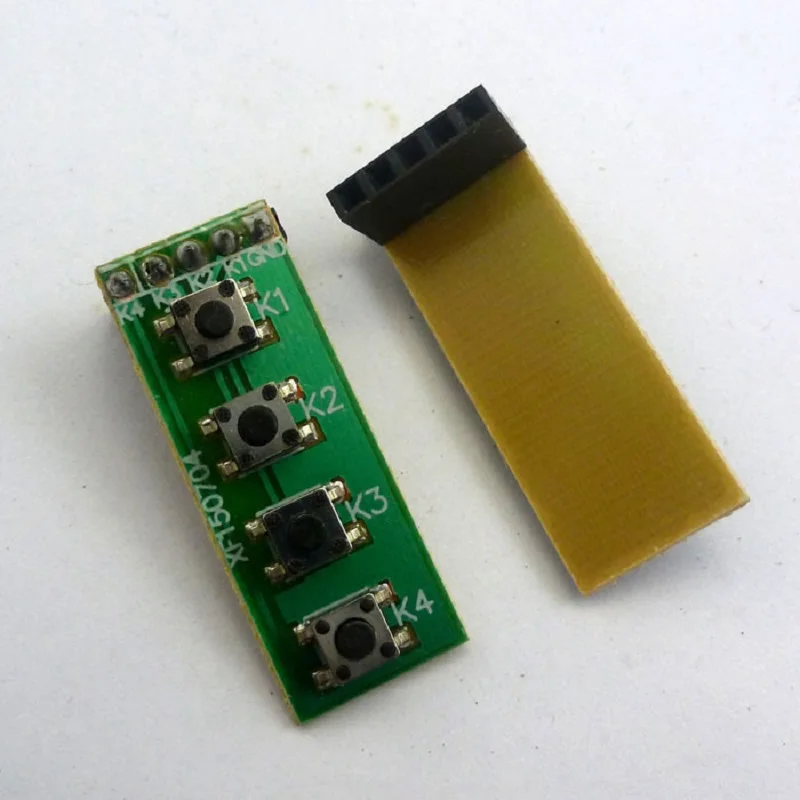 10 шт. 2 54 мм гнездовой штыревой разъем 4 кнопочный переключатель модуль клавиатуры