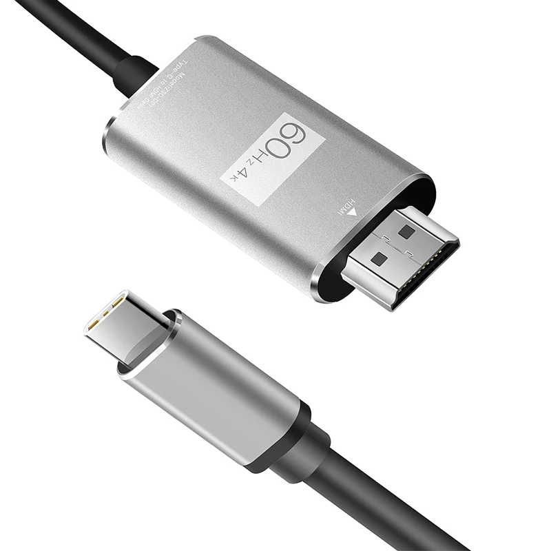 Кабель-адаптер ZEUSLAP 1 8 м USB C к HDMI 4K Тип Thunderbolt 3 для MacBook pro 2018 Samsung galaxy S9 Huawei P30 |