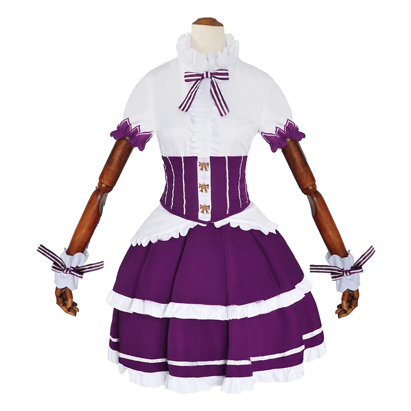 

Anime!Re:Life In A Different World From Zero 2019 Birth Festival Ram Rem Maid Dress Cosplay Costume Lolita Dress Uniform Suit