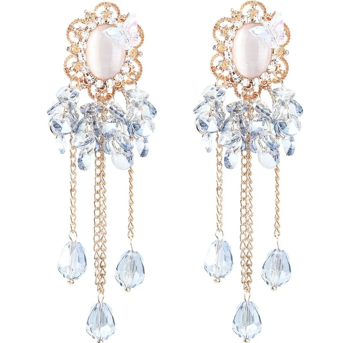 

Элегантная Длинная цепочка, искусственная кожа для женвечерние ринки, свадьбы