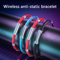 athletic ion balancing bracelet adjustable anti static silicone bracelet body static magnetic sports wristband for women men