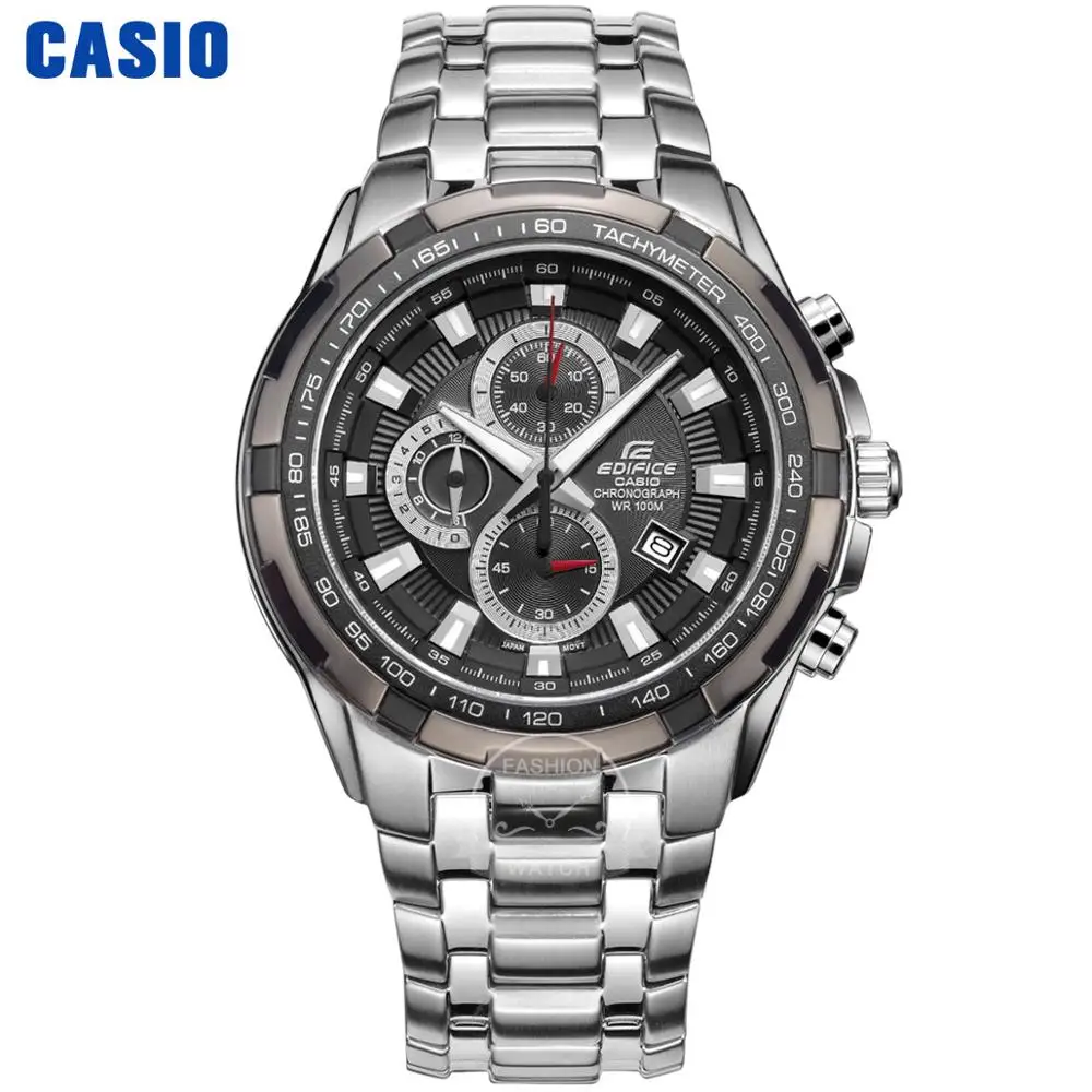 EF539D1A Часы Casio Edifice часы мужские лучший бренд класса люкс кварцевые часы водонепроницаемые световой хронограф мужские часы F1 гоночный элемент спортивные военные часы relogio masculino reloj hombre erkek kol saati ef539 - Цвет: EF539D1A