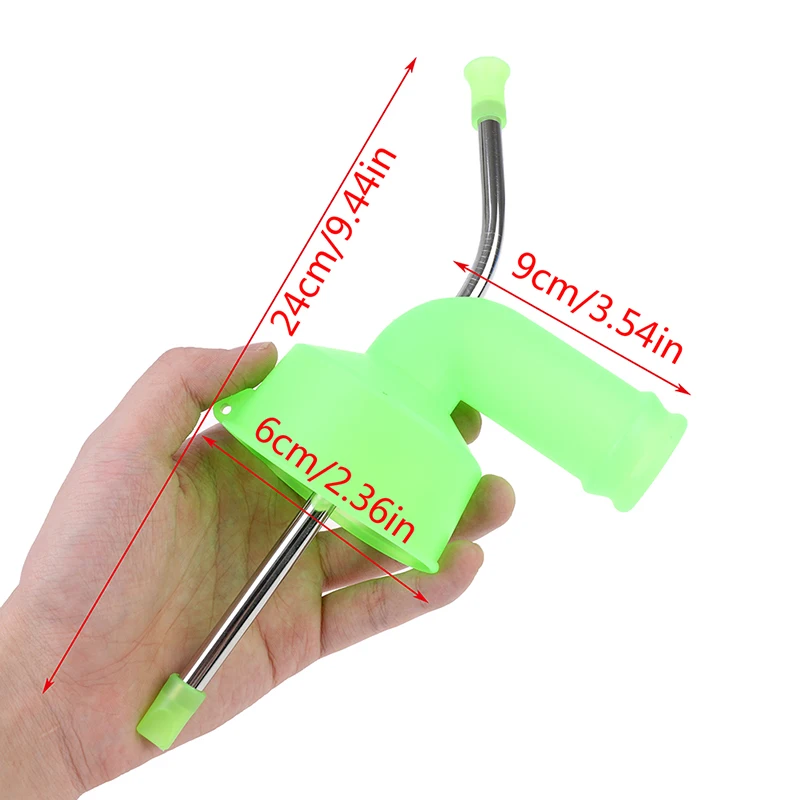 

1PC Beer Snorkel Straw Double Snorkel Drinking Beer Bar Tools