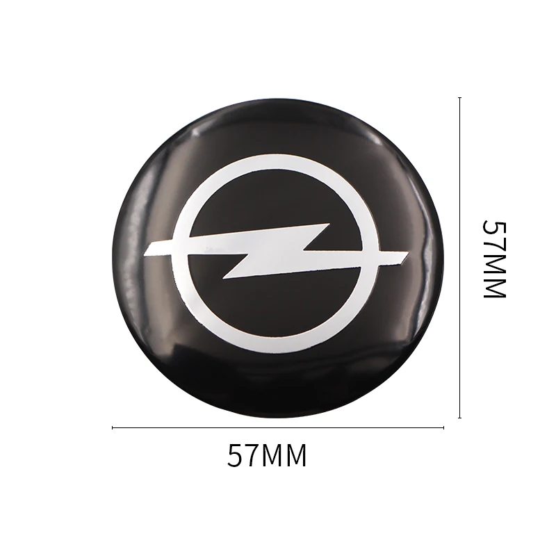 4 шт. стикеры на колпачок центральной ступицы колеса 56 5 мм эмблемы для opel astra h g