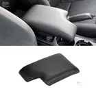 Для BMW 3 серии E46 1998 - 2005 Автомобильная внутренняя центральная консоль из микрофибры кожаная крышка подлокотника Защитная отделка черная