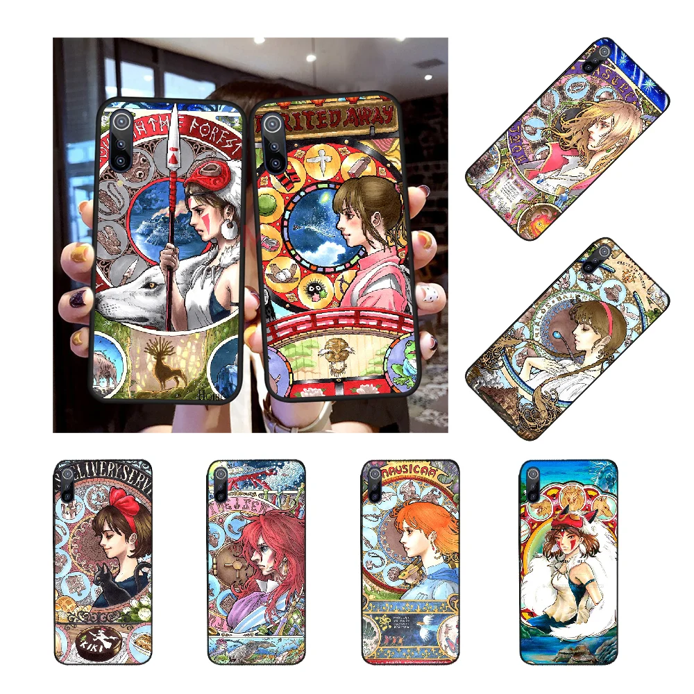 Высококачественный чехол для телефона NBDRUICAI art Studio Ghibli с героями мультфильмов Redmi