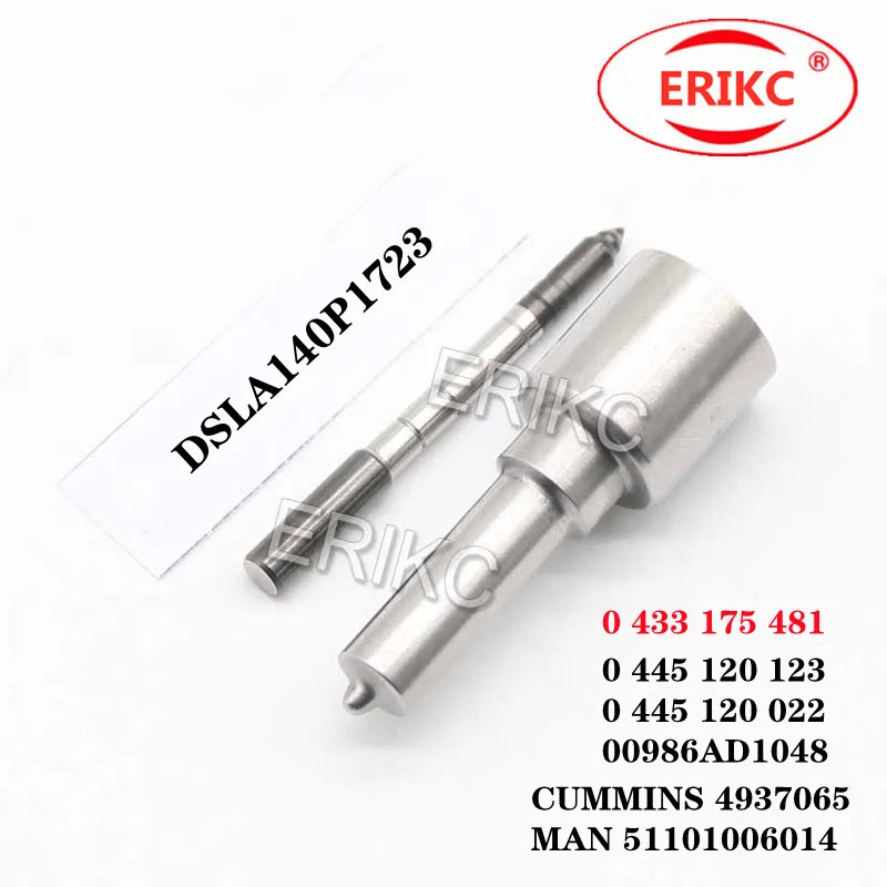 

ERIKC Nozzle DSLA140P1723 OEM 0 433 175 481 FOR 0445120123 0445120022 00986AD1048 CUMMINS 4937065 MAN 51101006014