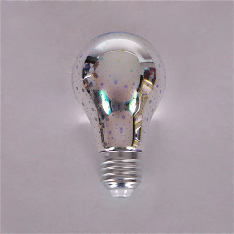 

A60 3d Fireworks Glass Led Bulb Christmas Decoration Creative Magic Ceiling Lamp Pendant E27 Decorations For Your Bedroom Light