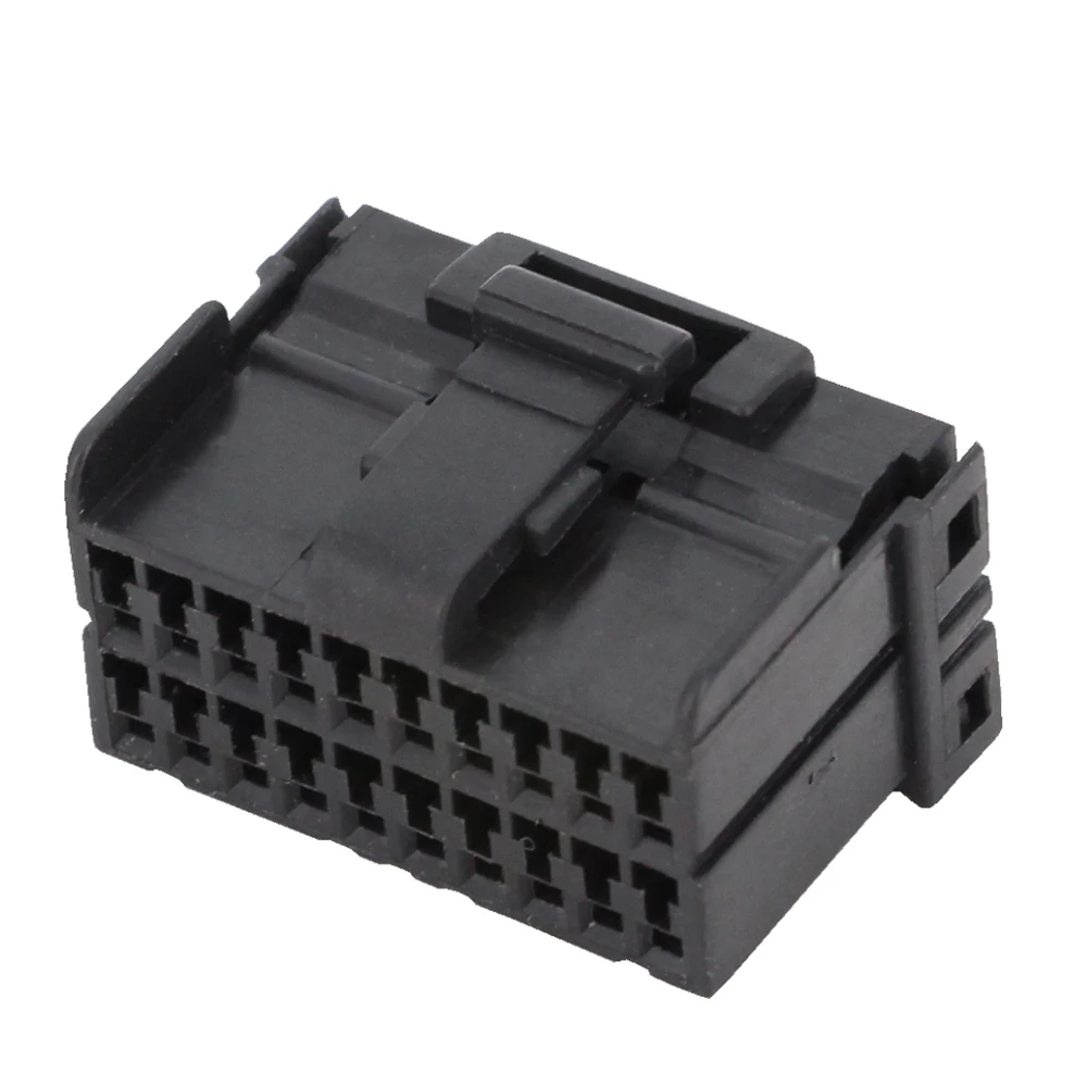 20-контактный зажим черный женский автомобильный разъем с клеммой 174047-2 Φ 20 P |