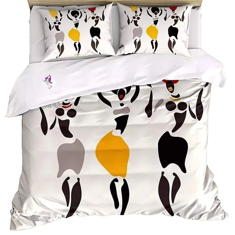 Африканский набор пододеяльников в стиле ретро экзотические постельные