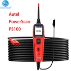2021 Autel электросканер PS100, инструмент для диагностики электросети, комплект зондов