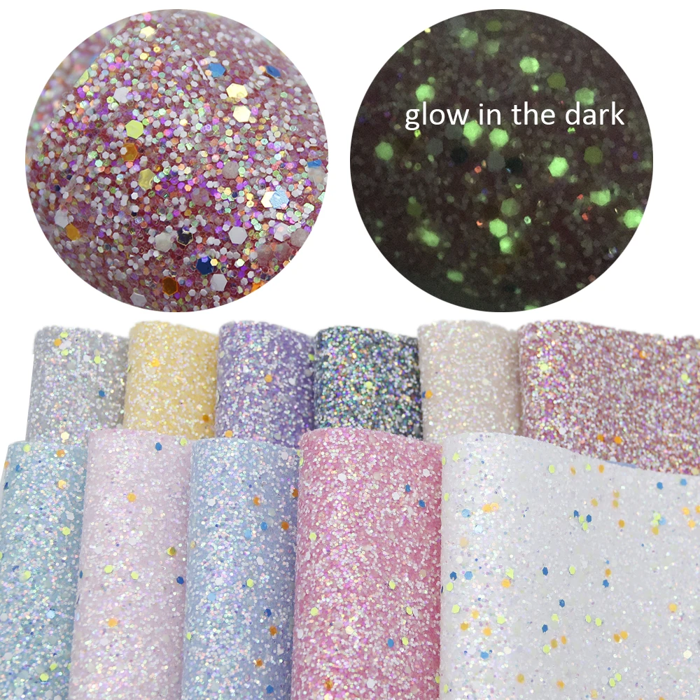 Новый 20*33 см светится в темноте блестящие туфли лодочки на устойчивом ткань из