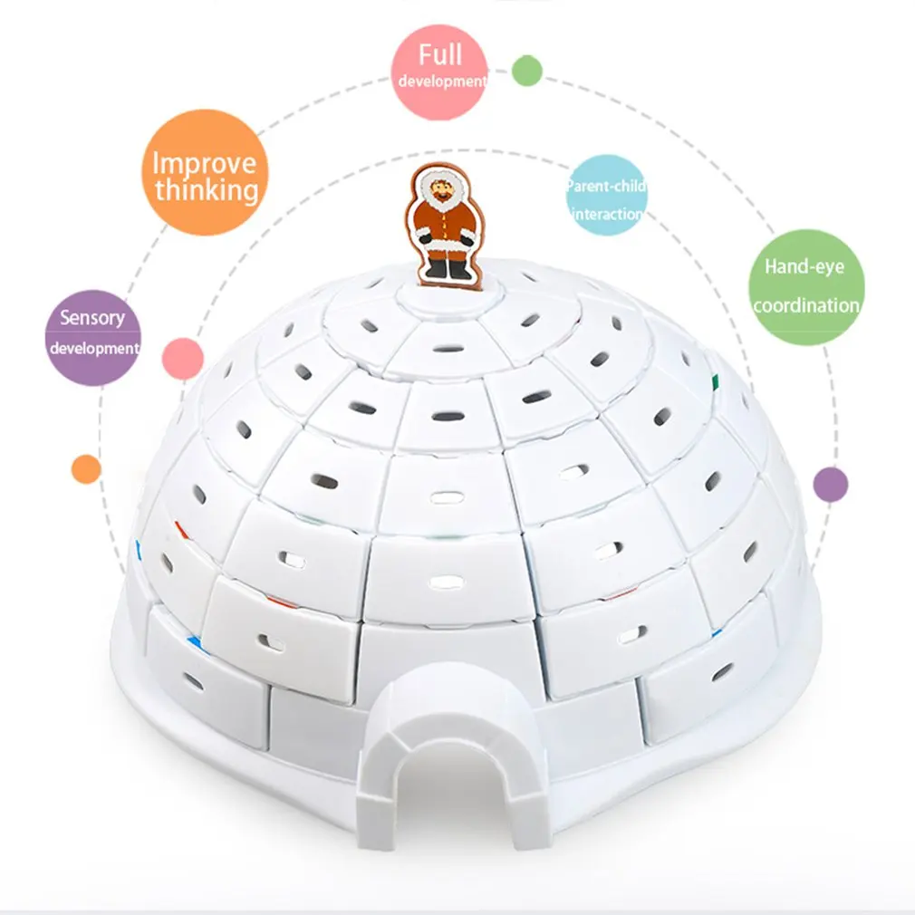 

Penguin Snow House Parent-child Educational Toys Board Games Parent-child Interactive Durable Toys English Package