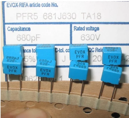 10 шт. бесплатная доставка конденсатор EVOX RIFA 630 в 680P 681 5% PFR5 MKP|Усилители мощности| |
