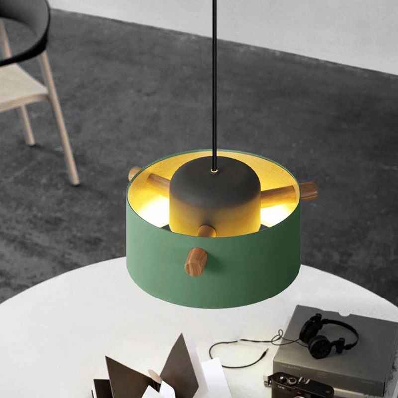 Modenr светодиодный подвесной светильник освещение Лофт для гостиной Macaron домашний