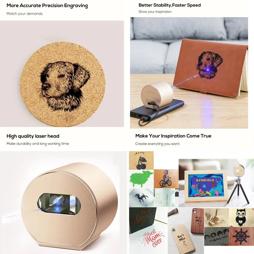 Стандартные модели 3d принтер лазерный гравер портативный мини гравировальный