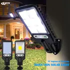 Уличная лампа на солнечной батарее, водонепроницаемый светильник с 3 светильник Мами освещения, с датчиком движения, светильник сада, патио, дорожек, двора