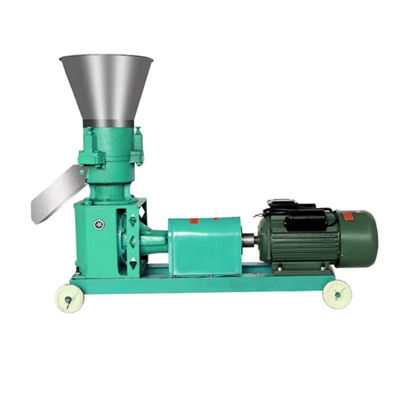 

125 Model Mini Farm Animal Feed Pellet Making Machine 50kg Flat Die Poultry Feed Pelletizer Feed Processing Machine