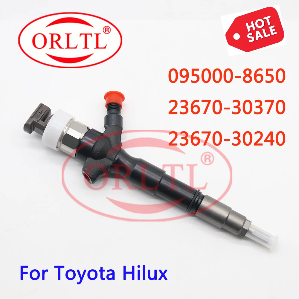 

ORLTL 095000-8650 (23670-30370) форсунка дизельного инжектора автомобильного двигателя 0950008650 Форсунка инжектора топливного двигателя 8650 для Toyota Hilux