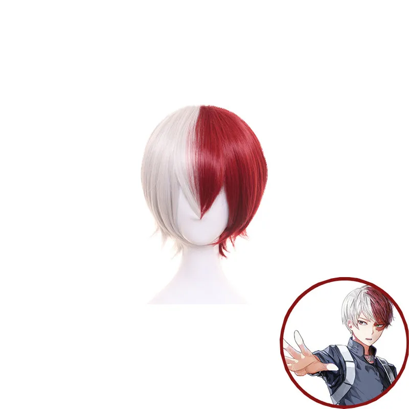Wig 1 Аниме Костюмы мой герой Academy Косплей OCHACO URARAKA Униформа спортивный костюм для мужчин/wo мужчин взрослых топ брюки футболка набор париков - Цвет: Wig 1