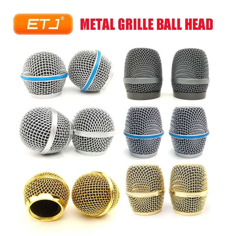 Металлическая шаровая решетка для микрофона Beta58 SM 58 Beta87 Beta57 PG58 E945 30 шт