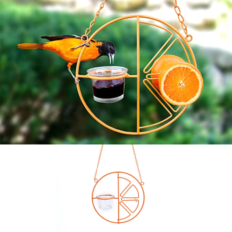 

Outdoor Garden Metal Pipe Drinking Water Jelly Container Farm Hummingbird Automatic Carriage Bird Feeder