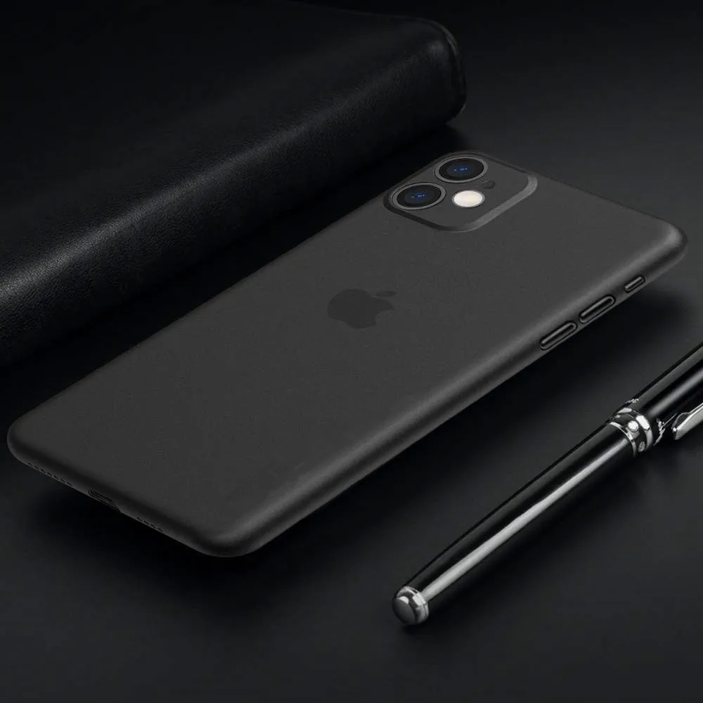 1000Pcs Phone Case For iPhone 12 11 Pro Max XS XR X 8 7 6 6S Plus 5 5S SE 2020 Minimal Design Matte Finish Coating Thin PP Cover |