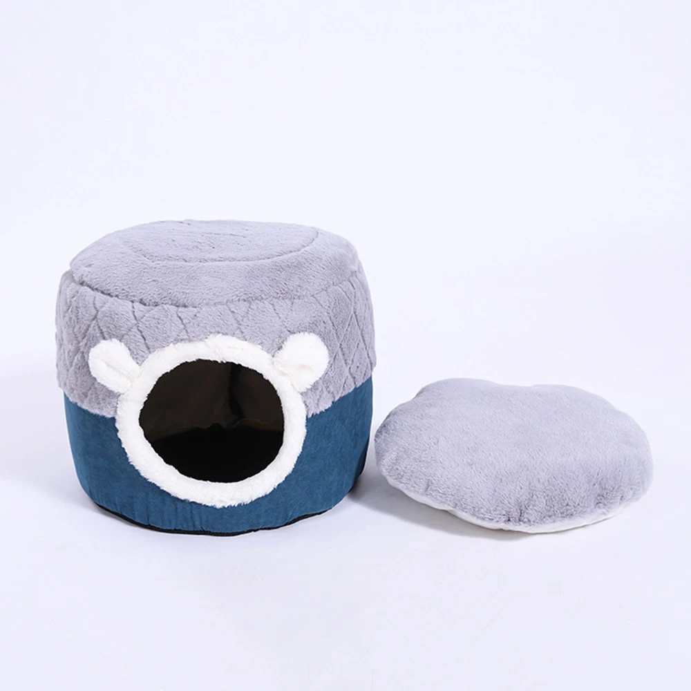 YOPETO Winter Warm Pet Cat Basket Bed House Cave Kennel for Dog Puppy Home Sleeping Teddy Comfortable | Дом и сад