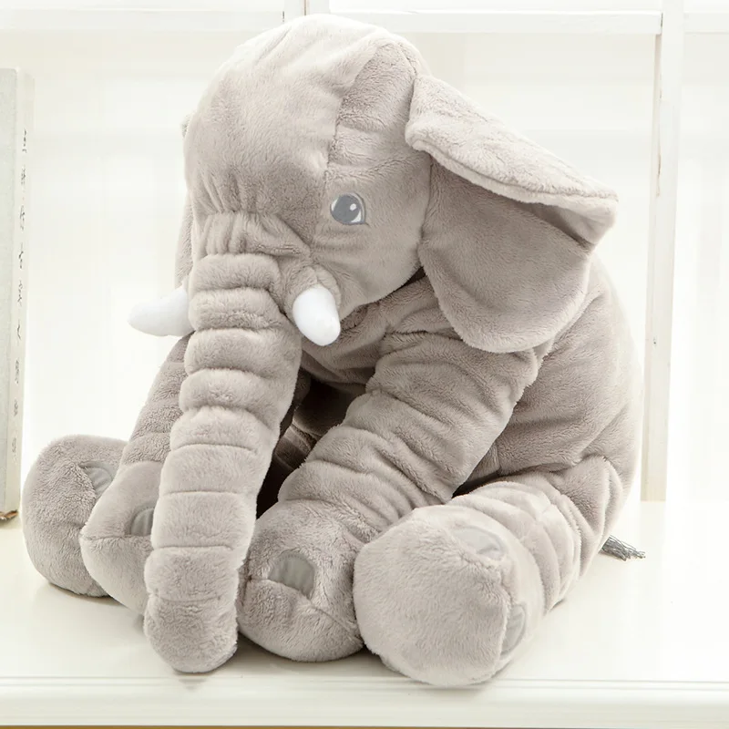 Плюшевая подушка в виде слона мягкая животного детская для сна|Мягкие игрушки