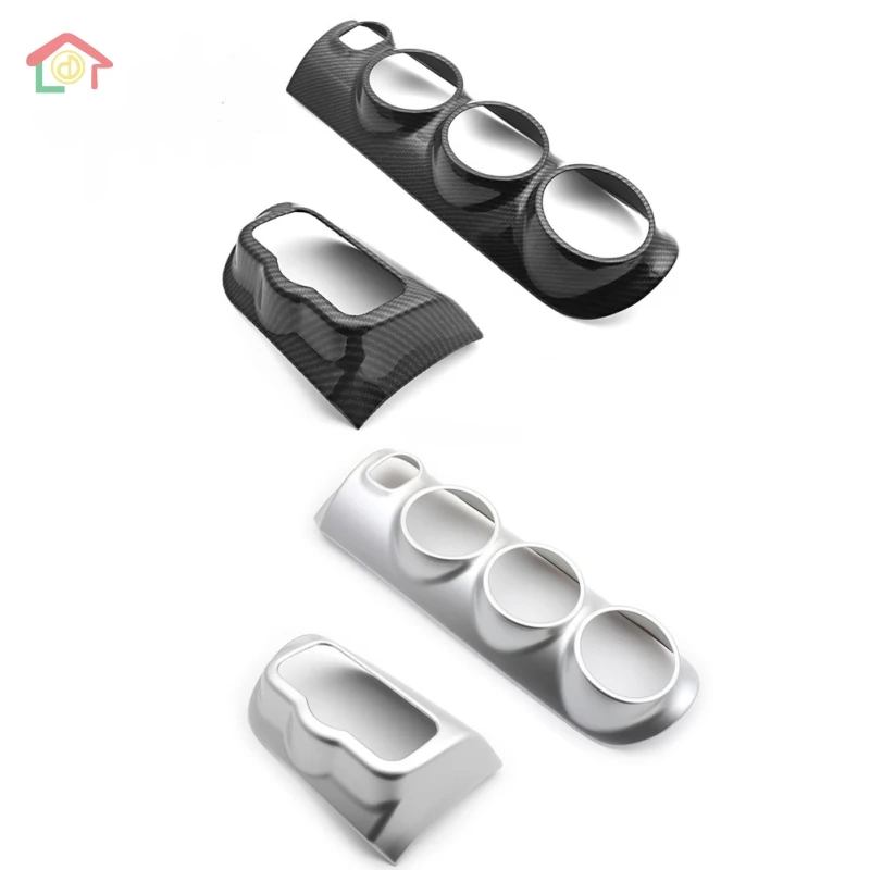 

2PCS Car Central Control AC Air Vent+Headlight Switch Frame Trim Cover For Mercedes Benz A Class W177 A180 A200 A220 A250 2019+