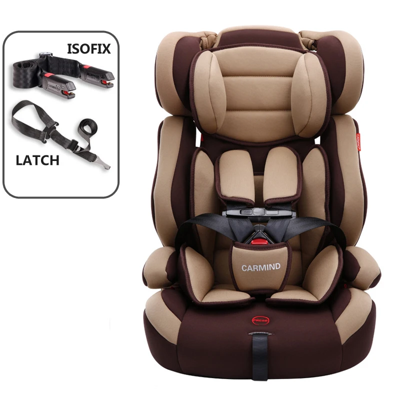 Portable Baby Safety Seat Lightweight Children Car Seat Isofix Latch Interface Infant Sitting Chair Kids Car Seat for 1~12 Y